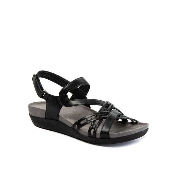 J SLIDES Womens Black Arch Support Ruched Removable Insole Zipper Accent Cushioned Tina Round Toe Platform Zip-Up Leather Athletic Sneakers Shoes M